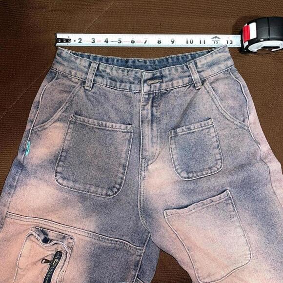 Woman Vintage Style Cargo Pants with Multiple Pockets - Picture 3 of 6